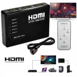 ​HDMI Switch FullHD 1080P 5 Εισόδων και 1 Εξόδου με Τηλεχειριστήριο